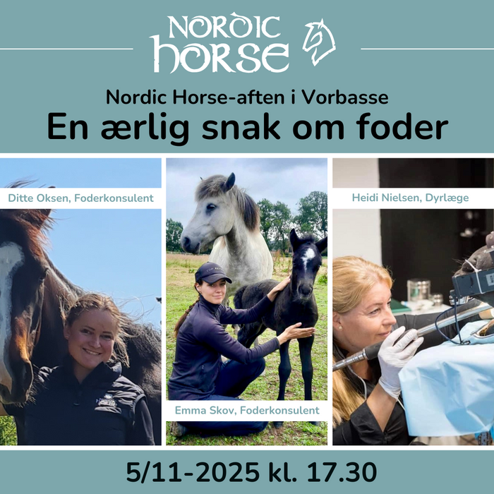 Billet til Nordic Horse-aften 5/11 2025