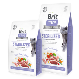 Brit Care Cat GF Sterilized Weight Control (lilla)