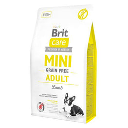 Brit Care Mini Grain Free Adult - lamb (gul)
