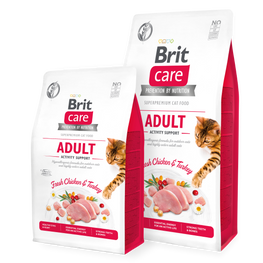 Brit Care Cat GF Adult Activity Support (rød)