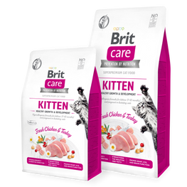 Brit Care Cat GF Kitten Healthy Growth + Development (pink)