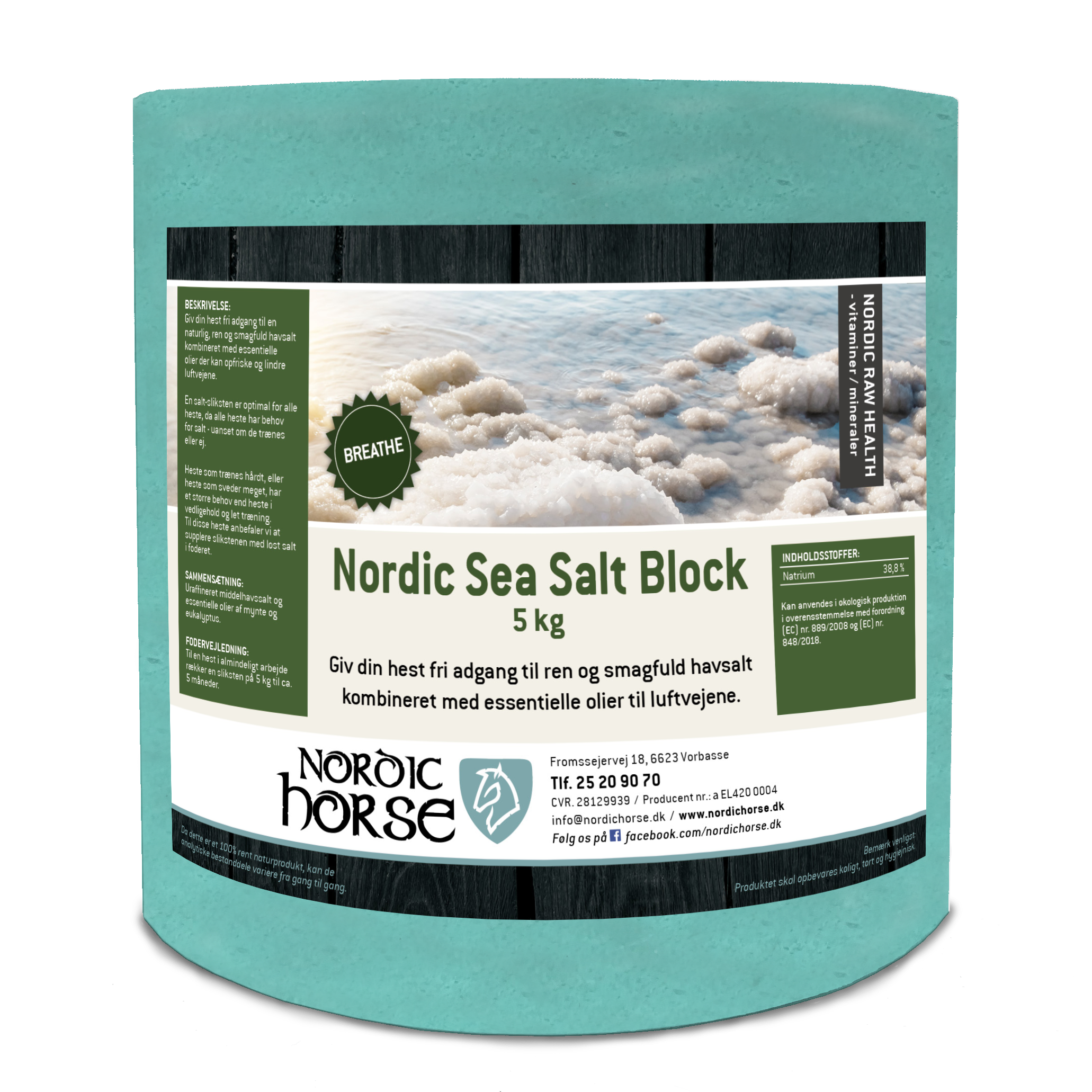 Nordic Sea Salt Block - Breathe (grøn)