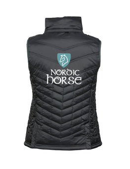 Nordic Dame Puffer Vest (sort)